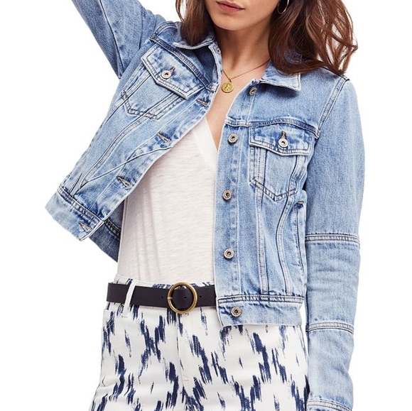 Free People Rumors Denim Jacket - Picture 2 of 9